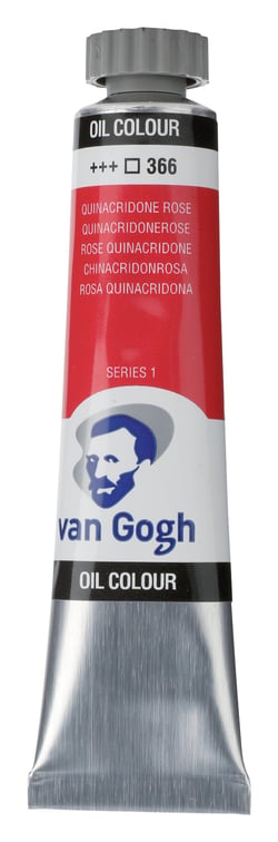 Tube 20 ml de peinture à l'huile Royal Talens - Van Gogh - rose quinacridone - Fine