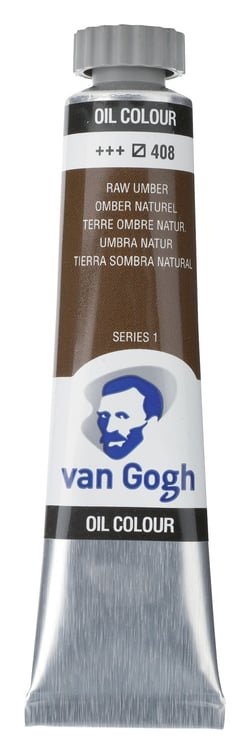 Tube 20 ml de peinture à l'huile Royal Talens - Van Gogh - terre d'ombre naturelle - Fine