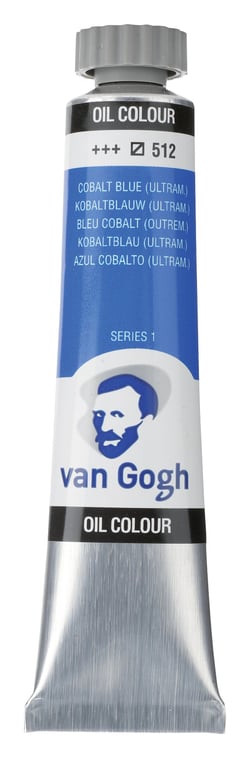 Tube 20 ml de peinture à l'huile Royal Talens - Van Gogh - bleu de cobalt - Fine