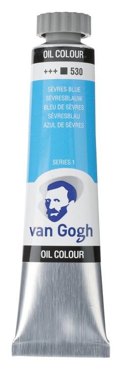 Tube 20 ml de peinture à l'huile Royal Talens - Van Gogh - bleu de Sèvres - Fine