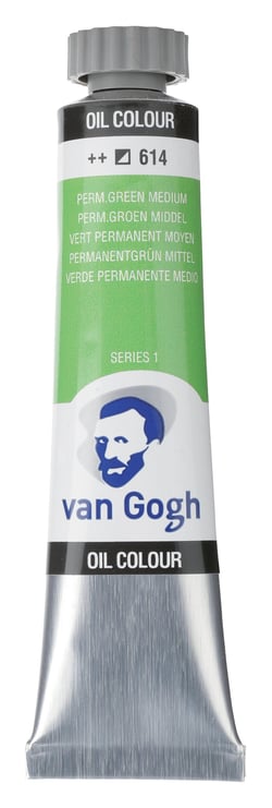 Tube 20 ml de peinture à l'huile Royal Talens - Van Gogh - vert permanent - Fine