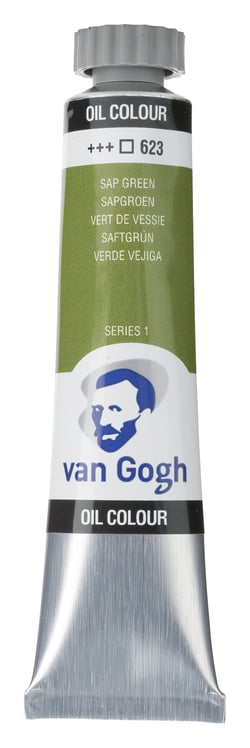 Tube 20 ml de peinture à l'huile Royal Talens - Van Gogh - vert de vessie - Fine