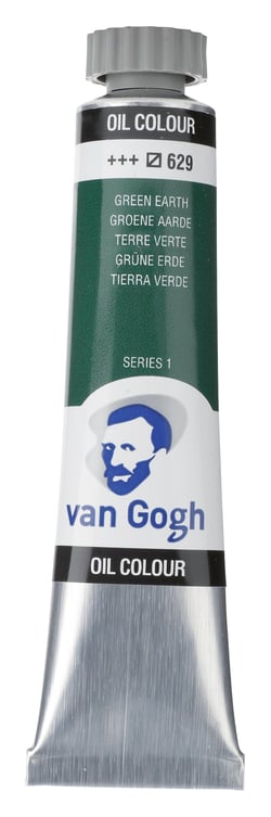 Tube 20 ml de peinture à l'huile Royal Talens - Van Gogh - terre verte - Fine