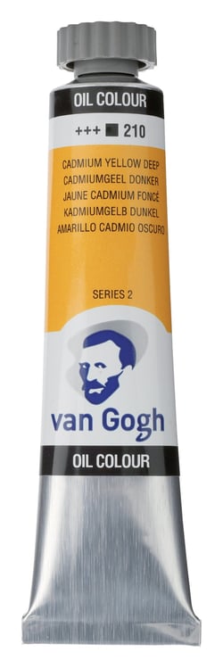 Tube 20 ml de peinture à l'huile Royal Talens - Van Gogh - jaune de cadmium - Fine