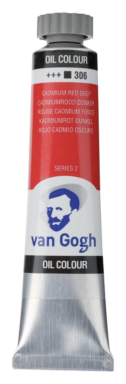 Tube 20 ml de peinture à l'huile Royal Talens - Van Gogh - rouge cadmium - Fine