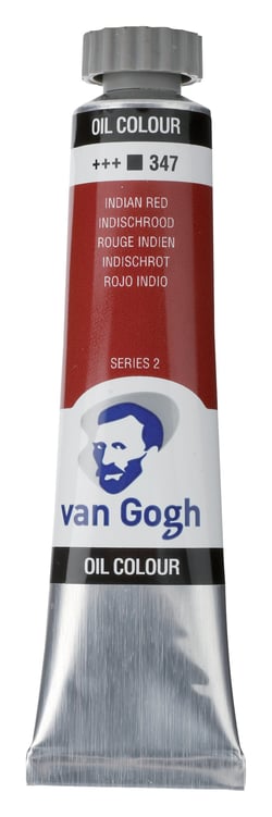 Tube 20 ml de peinture à l'huile Royal Talens - Van Gogh - rouge indien - Fine