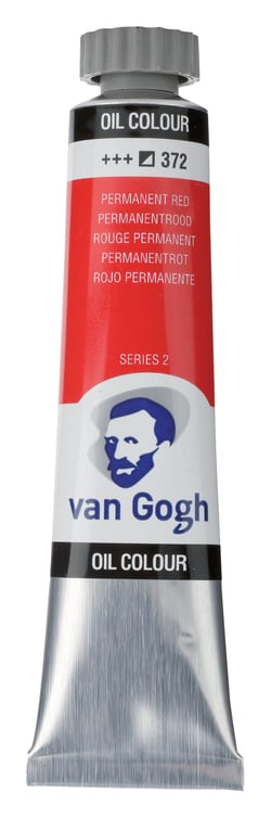 Tube 20 ml de peinture à l'huile Royal Talens - Van Gogh - rouge permanent - Fine
