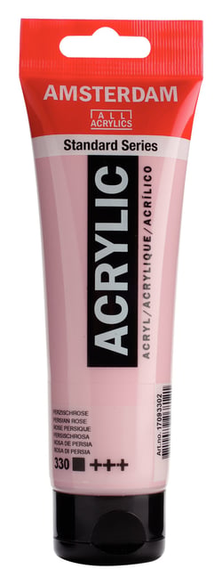 Tube 120 ml de peinture acrylique Royal Talens - Amsterdam - Rose Persique
