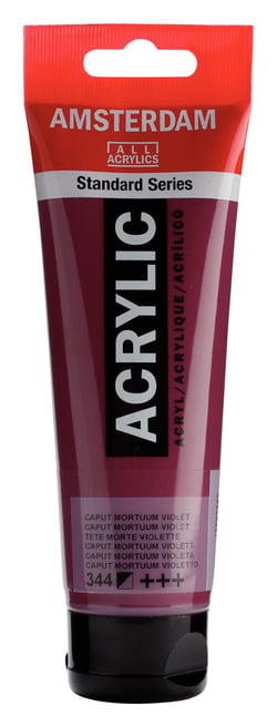 Tube 120 ml de peinture acrylique Royal Talens - Amsterdam - Tete Morte Violette
