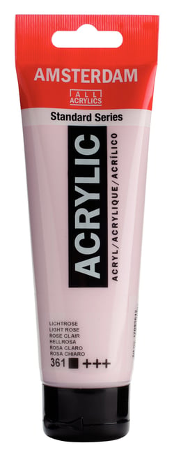Tube 120 ml de peinture acrylique Royal Talens - Amsterdam - Rose Clair