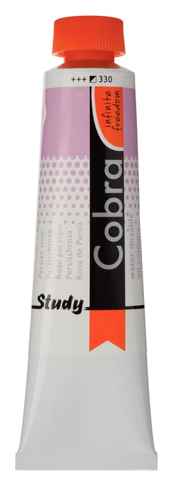 Tube 40 ml  de peinture à l'huile Royal Talens - Cobra Study - rose persique - Étude