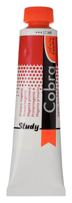 Tube 40 ml  de peinture à l'huile Royal Talens - Cobra Study - magenta primaire - Étude