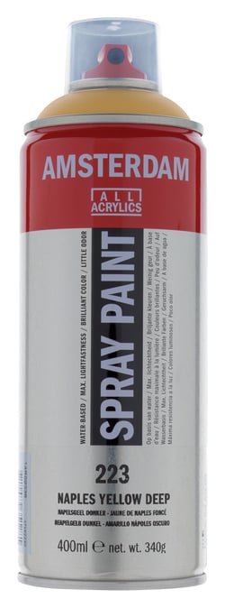Bombe de peinture Amsterdam - 400 ml - Jaune De Naples Foncé