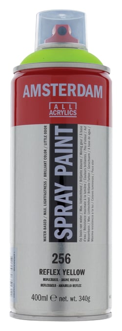 Bombe de peinture Amsterdam - 400 ml - Jaune Reflex