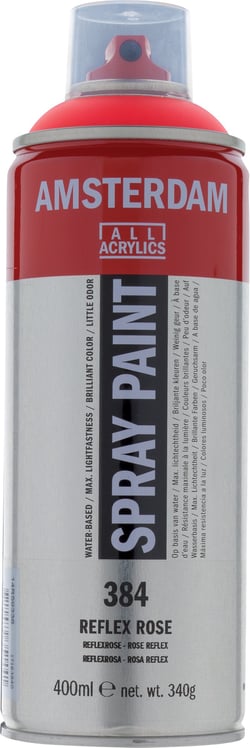 Bombe de peinture Amsterdam - 400 ml - Rose Reflex