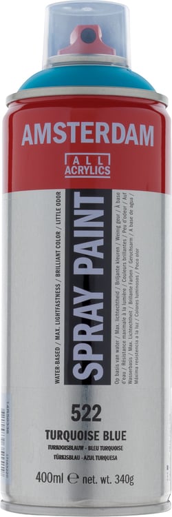 Bombe de peinture Amsterdam - 400 ml - Bleu Turquoise