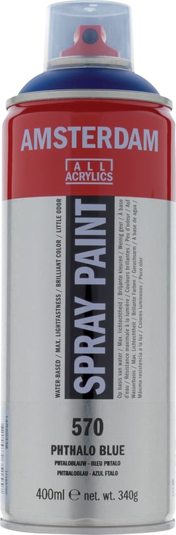Bombe de peinture Amsterdam - 400 ml - Bleu Phtalo