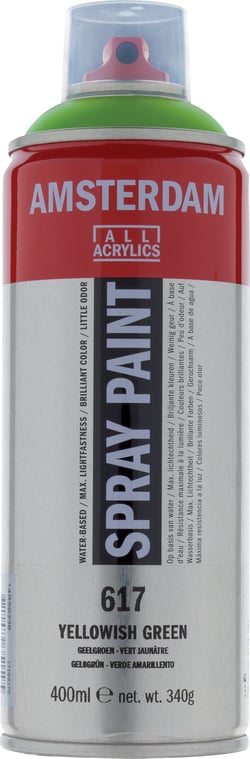 Bombe de peinture Amsterdam - 400 ml - Vert Jaunatre