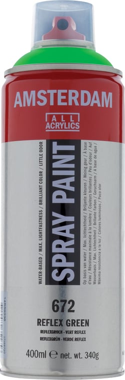 Bombe de peinture Amsterdam - 400 ml - Vert Reflex
