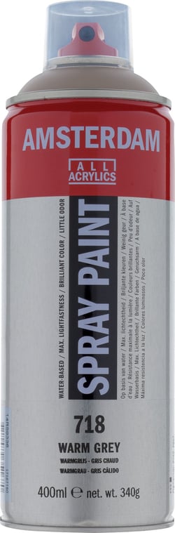 Bombe de peinture Amsterdam - 400 ml - Gris Chaud