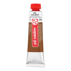 Tube 40 ml de peinture à l'huile Royal Talens - Artcrea - terre de Sienne