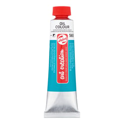 Tube 40 ml de peinture à l'huile Royal Talens - Artcrea - bleu turquoise phtalo