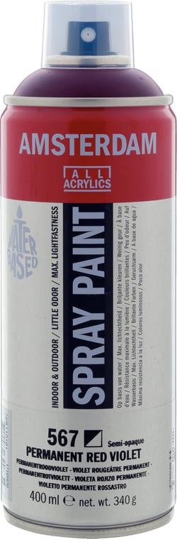 Bombe de peinture Amsterdam - 400ml - Violet rougeâtre permanent