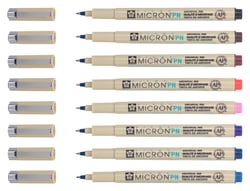 Lot de 8 feutres pointe fine - Sakura - Couleurs assorties - Pigma Micron Everyday Pens