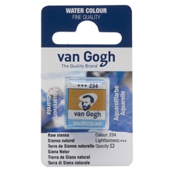 Demi-godet d'aquarelle fine Van Gogh - 234 Terre de Sienne naturelle