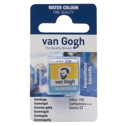 Demi-godet d'aquarelle fine Van Gogh - 238 Gomme-gutte