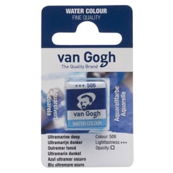Demi-godet d'aquarelle fine Van Gogh - 506 Outremer foncé