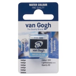 Demi-godet d'aquarelle fine Van Gogh - 533 Indigo