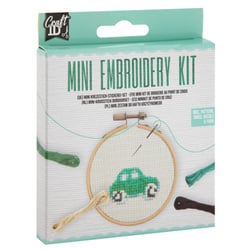 Mini kit de broderie Craft Id - Voiture