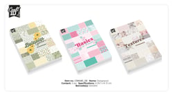 Papier créatif Craft Id - 24 feuilles - Modèles assortis - A4 21 x 29,7 cm - 250 g/m² - Vendu à l'unité