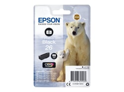 Epson 26 - photo noire - originale - cartouche d'encre
