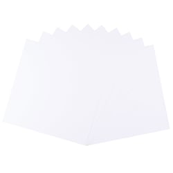 Papiers multi-techniques Florence - 10 feuilles - Blanc - 30,5 x 30,5 cm - 240 g/m²