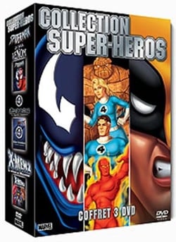 Collection Super-Héros - Spider-Man, La saga Venom + Les Quatre Fantastiques, La légende commence... + X-Men, La légende de Wolverine