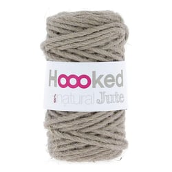 Pelote de fil à tricoter 100 % jute - Hoooked - Natural Jute - Taupe