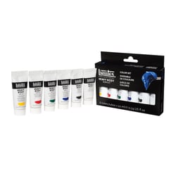 Jeu de 6 tubes d'Acrylique Extra Fine 22ml Heavy Body - Couleurs Classiques - Liquitex 