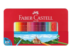 Crayons de couleur Faber-Castell - Booite métal de 60