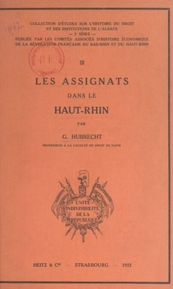 Les assignats dans le Haut-Rhin