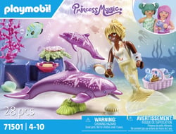Playmobil® - Sirène avec dauphins - 71501 - PLAYMOBIL  Princess Magic