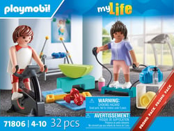 Playmobil - Sportifs avec matériel de fitness - 71806