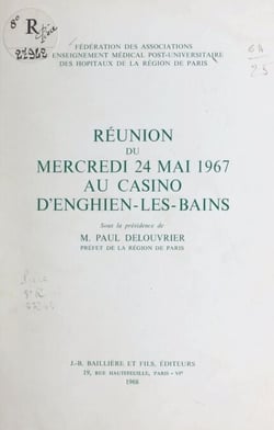 Réunion du mercredi 24 mai 1967 au casino d'Enghien-les-Bains