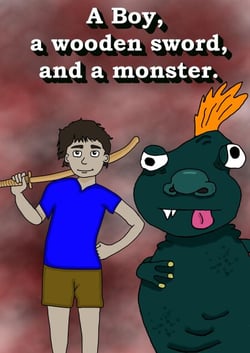 A Boy, a Wooden Sword, and a Monster. - Stories with Sebastian, #2