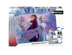 Puzzle 45 pièces - L'amour de deux sœurs : La Reine des Neiges 2