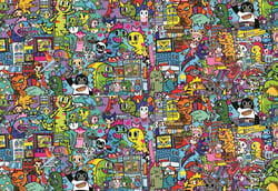 Clementoni Panorama 1000 pièces - Tokidoki