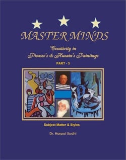 Master Minds:Creativity in Picasso's &amp; Husain's Paintings. Part 3 - 1, 2, 3, 4, 5, #3