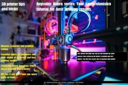 3D printer tips and tricks Anycubic  Kobra  series:  Your  comprehensive  tutorial  for  best  printing  results.