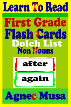 First Grade Flash Cards - Dolch List Non Nouns - Learn To Read, #23